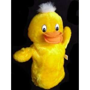 Yellow Ducky Duck Duckie Plush HAND PUPPET Toys & Games