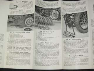 1946 Harley Davidson Model 74 & 80 Instruction Manual  