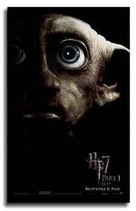 Harry Potter 7 HP7 Classic Movie Poster 24 Dobby gift Part 1 2 END 