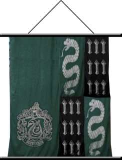 HARRY POTTER SLYTHERIN CLOTH FABRIC WALL BANNER SCROLL  