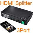 New 3 Port 1080P HDMI 1.4b Switch 1.3 Switcher Box Splitter for HDTV 