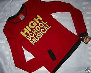 NEW High School Musical Logo Shirt Top Large girl Red  