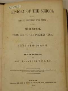   CHRISTIAN CHURCH & DUTCH PROTESTANT HISTORY BOOKS 1853 1863  