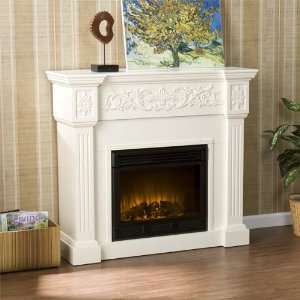  SEI Calvert Ivory Electric Fireplace