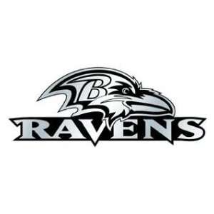   Sports Baltimore Ravens Silver Auto Emblem
