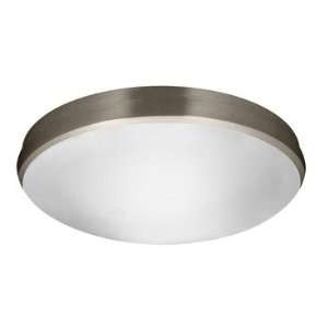 Satin Ceiling Mount W / Fluorescent Emergency Lamp by Edge Lighting