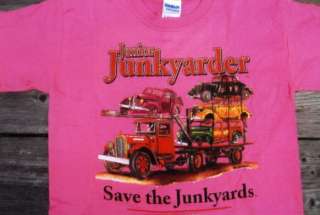 KIDS YOUTH JUNKYARD TEE MUSCLE CAR TOW RAT HOTROD FORD  