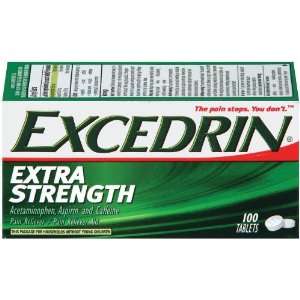  Excedrin Extra Strength Pain Relieving Tabs, 100 ct 