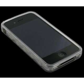 Clear Circle Design TPU Soft Silicone Case for iPhone 4  