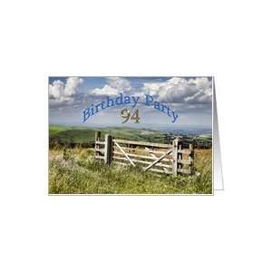   card showing farm gate and the countryside Card Toys & Games