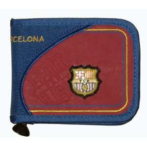 FC Barcelona Bi Fold Zippered Wallet 