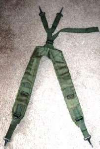 Army Military Surplus Combat Load Bearing Suspenders  