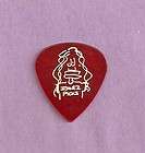 PAUL GILBERT   Ibanez Guitar Pick   Red with White