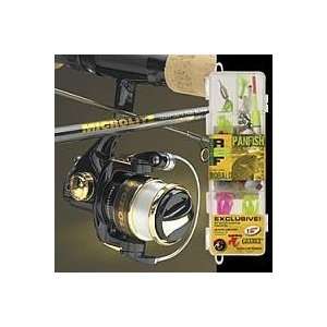 Spinning UL Rod/Reel Combo with Tackle Box and Fishing Kit  