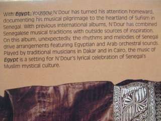 YOUSSOU NDOUR EGYPT MUSIC CD NEW  