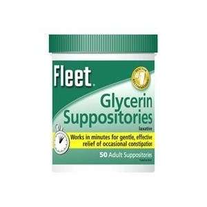 Fleet glycerin laxative adult suppositories jar   12 ea