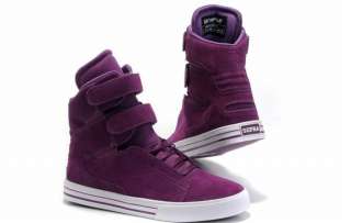 NEW TK Society Supra Justin Bieber shoes Skateboard Shoes  Purple 