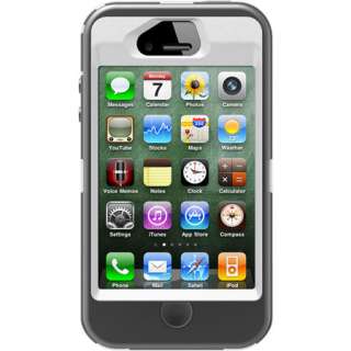   Defender 3 Layers Case w/Belt Clip for iPhone 4/4S Glacier/Grey  