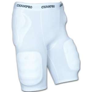   Pocket Stretch Football Girdle WHITE A3XL   46  48