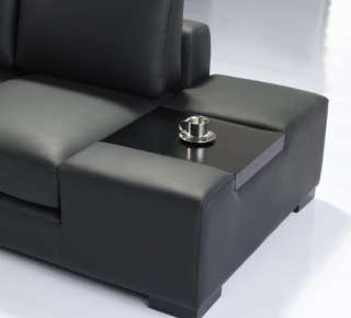 T35 MINI Italian Leather Living Room Sectional Sofa  