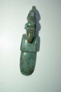 precolumbian jade axe god  
