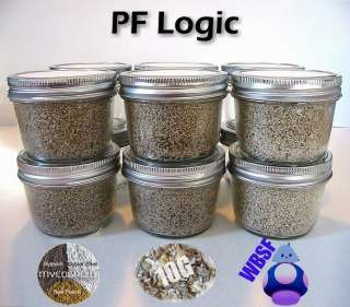 PF Logic ½pt Mushroom Grow Substrate Jar MX Pack [12]  