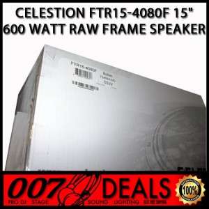 CELESTION FTR15 4080F ALUMINUM FERRITE SPEAKER 600 WATTS, 15 CAR 