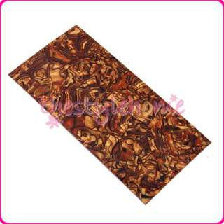   Celluloid Guitar Head Veneer Shell Sheet also for jewelry making