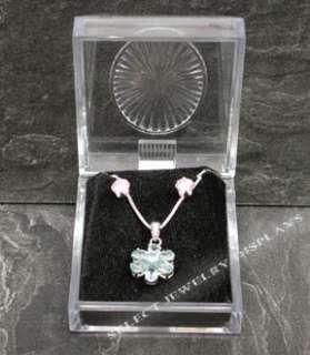 Crystal Black Velvet Pendant Earring Jewelry Gift Box   