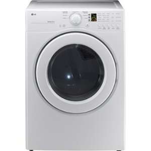  LG DLE2140W 27 Front Load Electric Dryer with 7.1 cu 