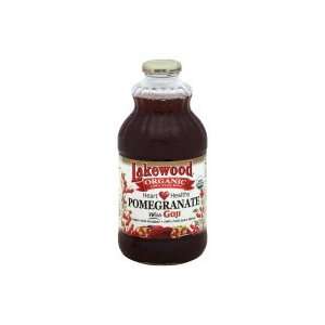 Lakewood Organic 100% Fruit Juice Blend, Pomegranate with Goji, 32 fl 