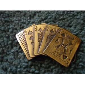  Belt Buckle (ROYAL FLUSH   SPADES) 