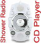 Curtis RS58C AM/FM Bath Shower Radio/CD Player with Water Resistant 