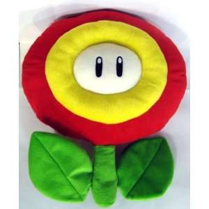    Super Mario Brothers  Fire Flower Plush Pillow   15 Toys & Games