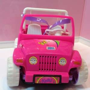 1997 Mattel POWER WHEELS JEEP for Kelly Doll Works HTF ITEM Free S/H 