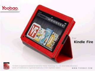   Leather Case Stand Folio Cover For e Kindle Fire 7 Red BK