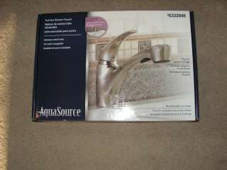 AQUA SOURCE PULL OUT KITCHEN FAUCET #5914100.002 POLISHED CHROME 