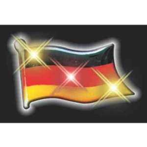  Blank German flag blinky lights pin. Patio, Lawn & Garden