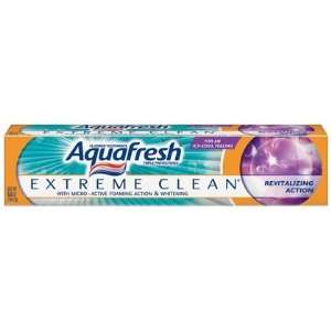 Aquafresh Extreme Clean Revitalizing Action Fluoride Toothpaste 5.6 oz 