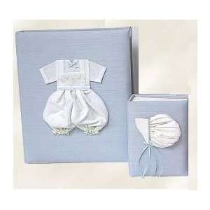  Boy Embroidered Batiste Personalized Baby Photo Album 