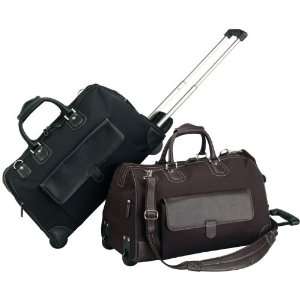    THE Pilot Duffel w/ Wheels Bellino Bag  Black