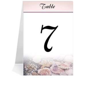   Table Number Cards   Shell Catch My Pearl #1 Thru #18