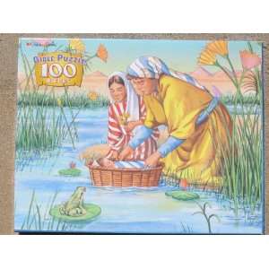  100pc. Bible Puzzle Moses in the Bulrushes Toys & Games