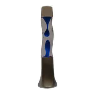  Groovy Swivel Shape Lava Lamps   16.25 Tall   Blue Wax 