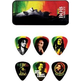 Dunlop Bob Marley Rasta Man Pick Tin with 6 Medium Picks