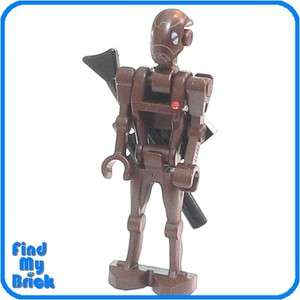 SW188 Lego Star Wars Commando Droid Minifig & Blaster Custom Backpack 