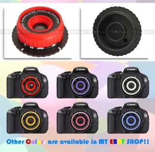 Holga Lens for Canon EOS 7D 60D 50D 40D Red LOMO  