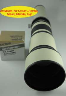    650 1300 mm High Definition Super Telephoto Lens With 2X Converter