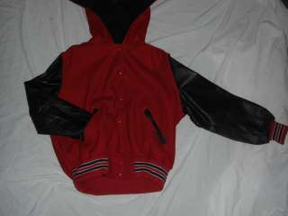 Holloway Letterman Jacket Black/Red  