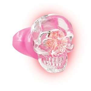   Party By Amscan Pretty In Punk Light Up Skull Ring 